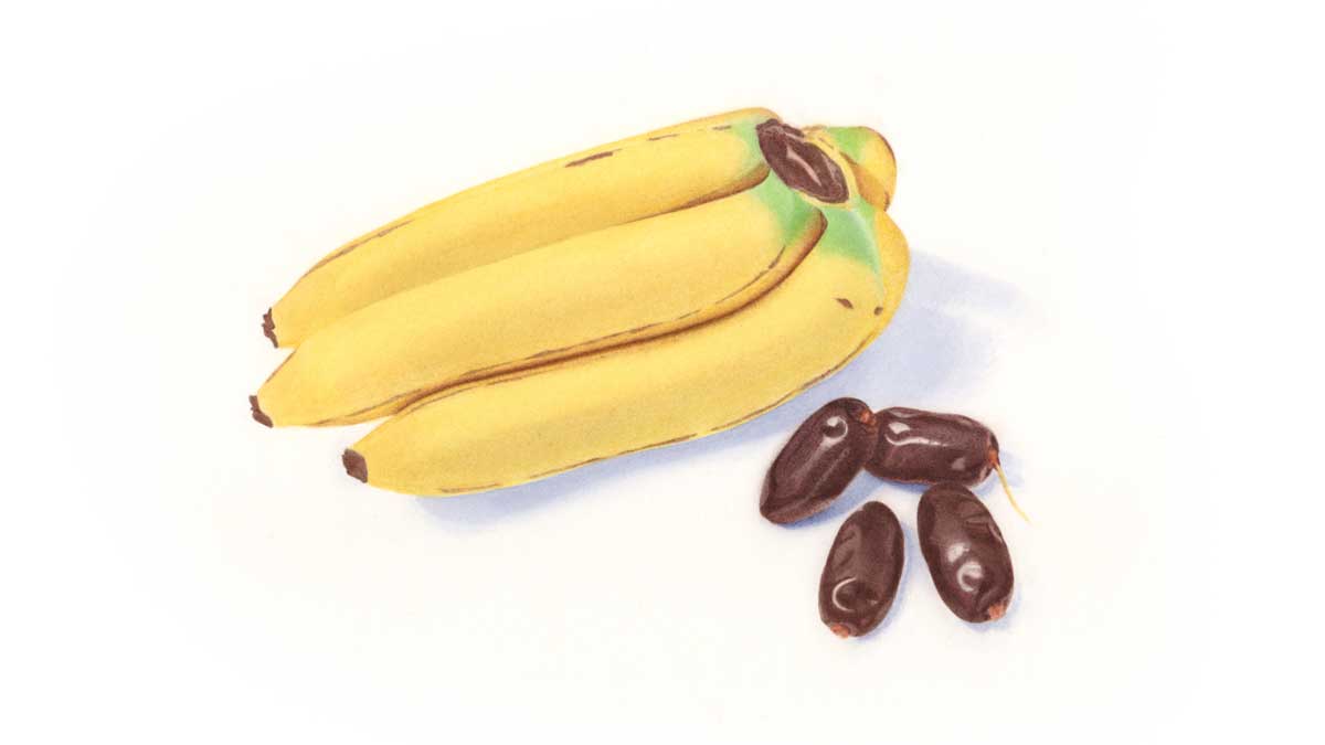 bananas and dates